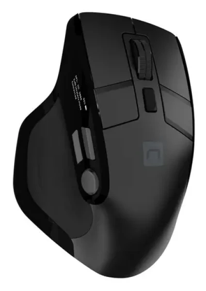 Natec JAGUAR PRE čierna / Bezdrôtová myš / Kancelárska / Pre pravákov / Blue Sense / 4000 DPI / USB + Bluetooth (NMY-2292)