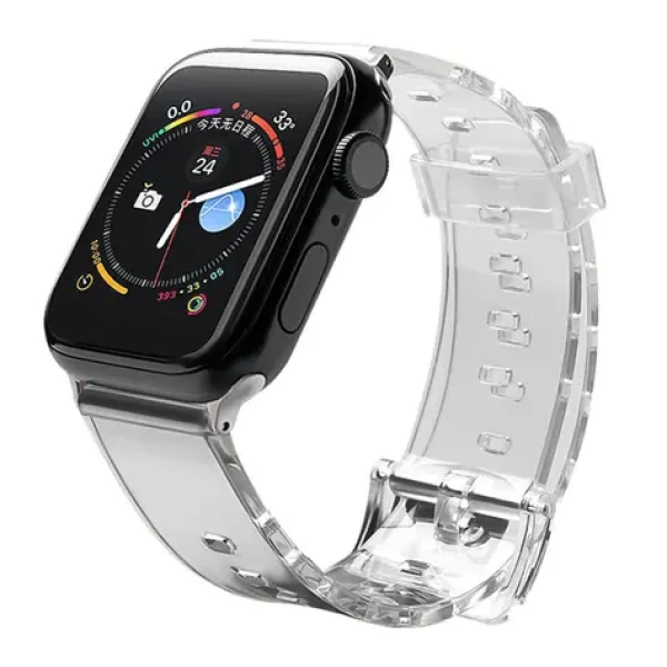 Hurtel Silikónový remienok pre Apple Watch 38/40/41 mm čierna / Remienok / Silikónový