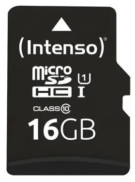 INTENSO UHS-I Performance 16GB / Pamäťová karta microSDXC / Class 10 / UHS-I U1 / čítanie 90 MB/s (3424470)
