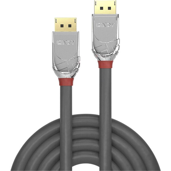 LINDY DisplayPort prepojovací kábel Konektor DisplayPort, Konektor DisplayPort 2.00 m strieborná 36302 Kábel DisplayPort; 36302