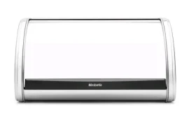 Brabantia Roll Top Chlebník stredná veľkosť strieborná / lesklá oceľ / 31.6 x 17.3 x 26.5 cm (339585)