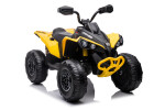 Mamido Mamido Detská elektrická štvorkolka Can-Am Renegade | R/C | 180W | 4x4 | 12V14Ah | EVA žlté