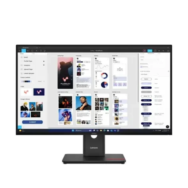 31.5" Lenovo ThinkVision T32UD-40 čierna / IPS / 3840x2160 / 6ms / 1500:1 / 350cd-m2 / DP+HDMI / LAN / Pivot / VESA (64B0GAT1EU)