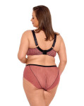 Gaia nohavičky GFP 1259 Lise S-4XL černo-růžová S