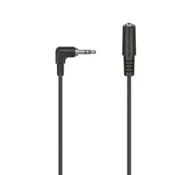 HAMA audio adaptér 2,5 mm jack - 3,5 mm jack / Redukcia / stereo / čierna