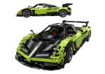 RASTAR Stavebnica Pagani Huayra BC na diaľkové ovládanie 1:8 Rastar zelené