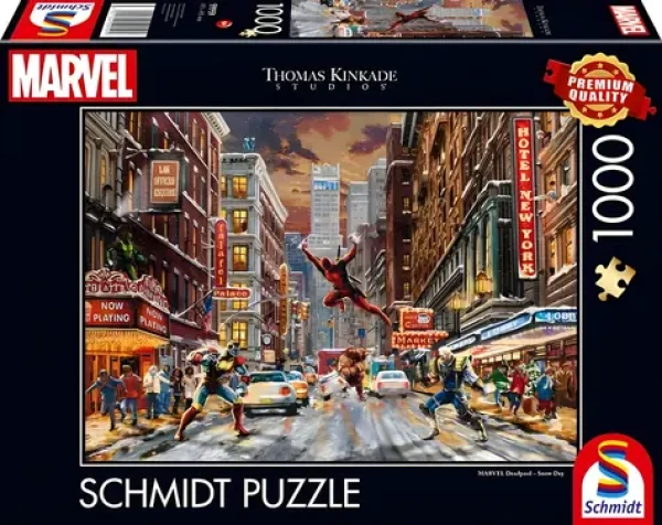 Schmidt Puzzle MARVEL: Deadpool - Snežný deň