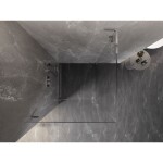 MEXEN/S - Lunar-B L sprchový kút dvere krídlové ľavá 70 x 70, transparent, chróm 832L-070-070-01-00-L