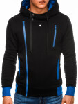 Ombre Hoodie B297 Black/Blue