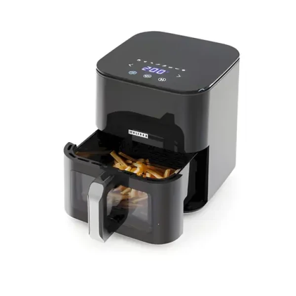 Melissa Digitálna teplovzdušná fritéza XL čierna / Teplovzdušná fritéza / 5 l / 8 programov / 60 minútový časovač (16290102)