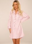 Košeľa De Lafense 854 Primrose long/r S-2XL šnurovacia Modrá S