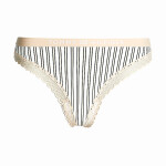 Dámske čipkované tangá s tonálnym logom UW0UW04463-0F8 - Tommy Hilfiger L
