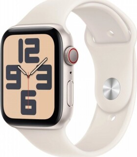 Apple Watch SE GPS + Cellular 40mm Starlight Alu Sport M/L Béžový (MXGK3ET/A)
