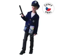 MaDe 09348 - Šaty na karneval - policajt, 110 - 120 cm