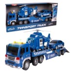 MalPlay Policajný transportér s helikoptérou a autom