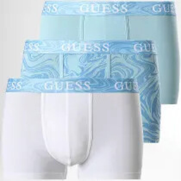 Pánske boxerky U3BG05K6YW0 P7JP modrobiele - Guess XL