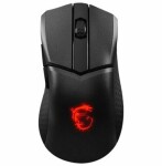 MSI Clutch GM31 Lightweight Wireless čierna / Herná optická myš / nabíjacia stanica / 16000 DPI / 6 tlačidiel / USB / RGB (S12-4300980-CLA)