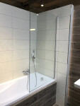 Vaňová zástena SAT 150x80 cm chróm SIKOVZPEV150 SIKOVZPEV150