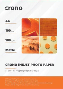 Crono PHPM4A fotopapier matný A4 25ks (PHPMA4-25)