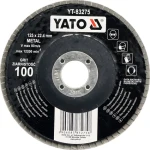 YATO Lamelový brúsny kotúč na kov / Brúsny kotúč / 125 x 22,4 mm / Zrnitosť P40
