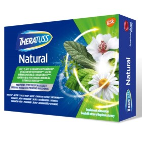 THERATUSS Natural pastilky na podráždené hrdlo 16 tabliet