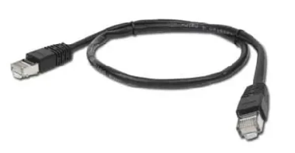 Gembird FTP CAT5E 1m čierna / patch kábel / tienený s ochranou a opletením (PP22-1M/BK)