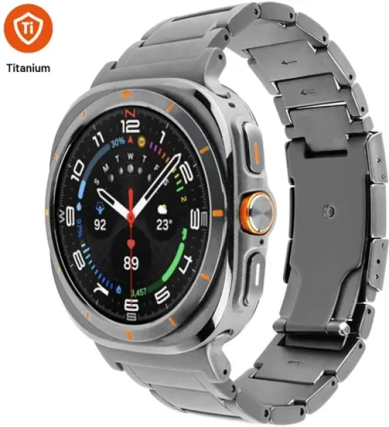 FIXED Titanium Strap prírodný Titan / Remienok / Samsung Galaxy Watch Ultra / Titan / PVD úprava (FIXTST-1384-NT)