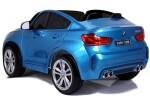 Mamido Elektrické autíčko BMW X6 M dvojmiestne XXL lakované modré