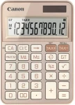 Canon KS-125KB-RG ružovo zlatá / Kalkulačka / 12miestna / solárne a batériové napájanie (6818C001)