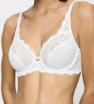 AMOURETTE - Limitovaná edícia čipkovanej podprsenky s kosticami značky Triumph WHITE 75D