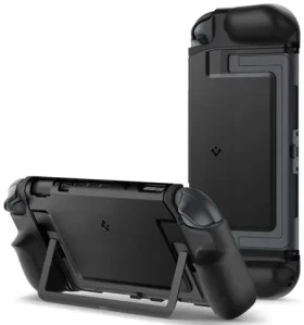 Spigen Dual Grip puzdro pre Nintendo Switch 2 čierna (ACS09310)