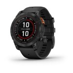 Garmin Garmin fenix 7 Pro Solar z senzoriem tętna HRV Elevate (łupkowoSivý / Čierny pasek)