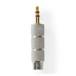 Nedis Stereo audio adaptér jack 3.5 mm (M) - jack 6.35 mm (F) strieborná / pozlátený (CATB22935GD)