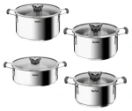 TEFAL OPTI Space G7378S55 / Sada riadu / 8 dielov / nerez / 4X kastról 16-24 cm / indukcia (G7378S55)
