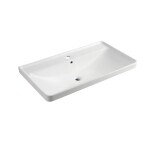 Mereo Siena, kúpeľňová skrinka s keramickým umývadlom 101 cm, antracit mat CN4321