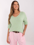 Jumper MI SW 2103.07 pistáciový jedna velikost