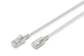 Digitus CAT 6a F/FTP sivá / Patch kábel / 10 m / LSZH / AWG 32/7 (DK-1632-A-100S)