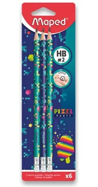 Maped Grafitová ceruzka Pixel Party 6 ks (0040/9851816)