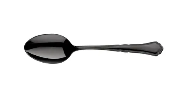 Pinti Inox Settecento Total Black / Espresso lyžička / nerezová oceľ 18/10 / leštená / do umývačky (1AD00008)