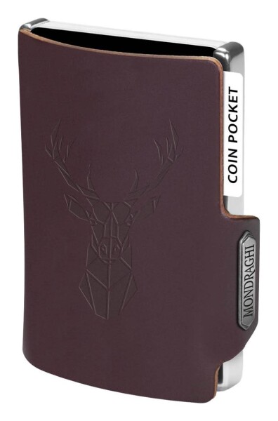 Kožená mini peňaženka Mondraghi Silhouette Modern Deer Brown