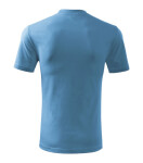 Ťažké unisex tričko azúrovo modré S