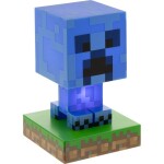 Icon Light Minecraft - Creeper modrý