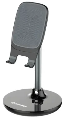 Colorway Otočný držiak telefónu a tabletu čierna / Držiak do auta / 90 ° rotácie (CW-SH013-BK)