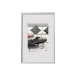 Walther+ design AJ045S vymeniteľný fotorámček Formát papiera: 30 x 45 cm strieborná; AJ045S