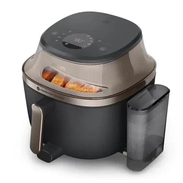 Philips 5000 NA547/07 čierna / Teplovzdušná fritéza / 2000 W / 40 ° C - 200 C ° / objem 7.2 L (001895050000)