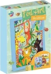MOXY Kreatívna sada Foil Art Zvieratá