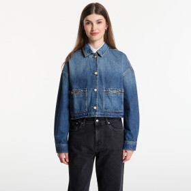 Bunda Tommy Hilfiger Cropped Jacket Cam Mid Cam Mid M