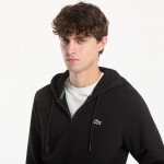 Mikina Lacoste Zipped Hoodie Black M