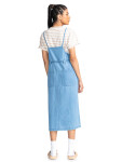 Element APRON DENIM BLEACHED luxusné plesové šaty dlhé - XS