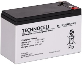 Technocell TCL9-12 TECHNOCELL akumulátor AGM 12V 9Ah